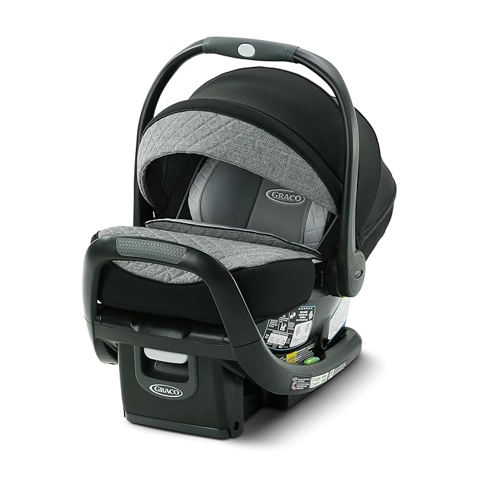 Graco SnugRide SnugFit Elite Infant Car Seat, Anti Rebound Bar for Extra Safety, SnugLock Easy Install, Premium softgood, All-Weather Boot, Baby Car seat, Nico