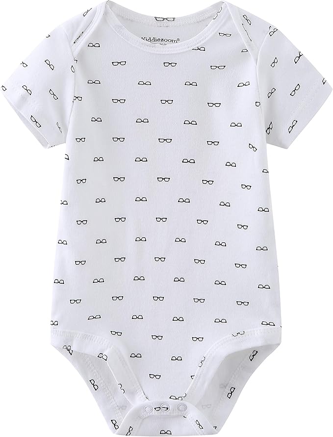 Kiddiezoom Baby Layette Set Baby Boys' 9-Piece Bodysuits Pants Set Toddler Girl Boy Unisex Baby Gift Sets