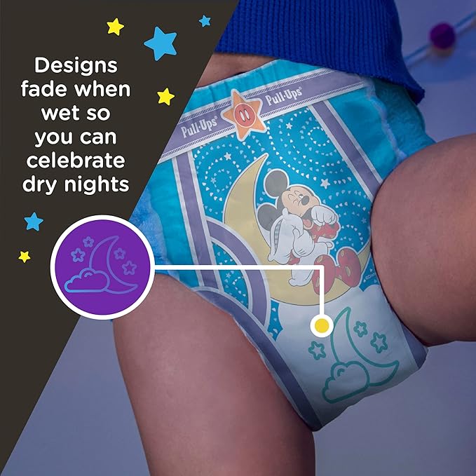 Pull-Ups Boys' Night-Time Potty Training Pants, Size 4T-5T Overnight Training Underwear (38-50 lbs), 92 Ct