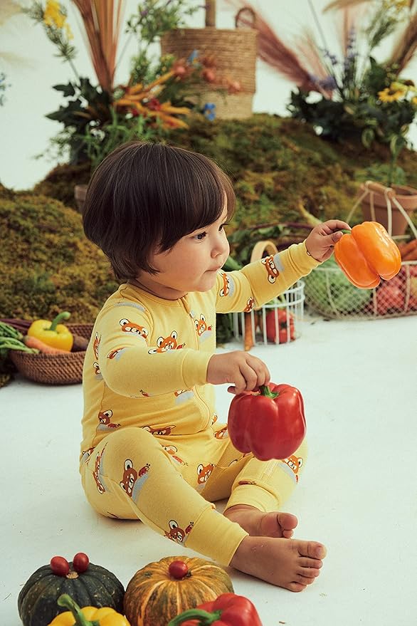 moimoln Modal Cotton Infant Toddler Boys Girls One-Piece Snug fit Romper Playsuits
