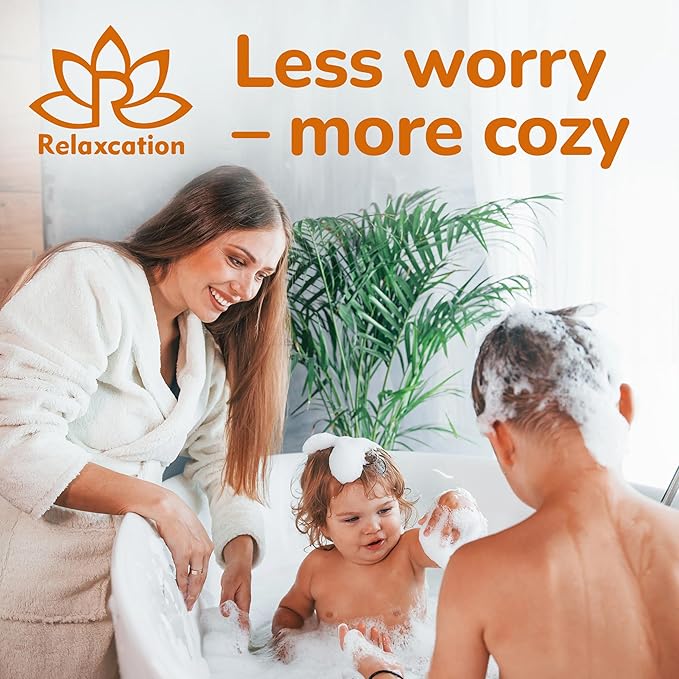 Relaxcation Organic Baby Soap Bars with Goat Milk and Honey - Naturally Cold Processed from Organic Ingredients - Handmade in USA Ideal fro Newborns, babys, Kids and Adults (Pack of 6)