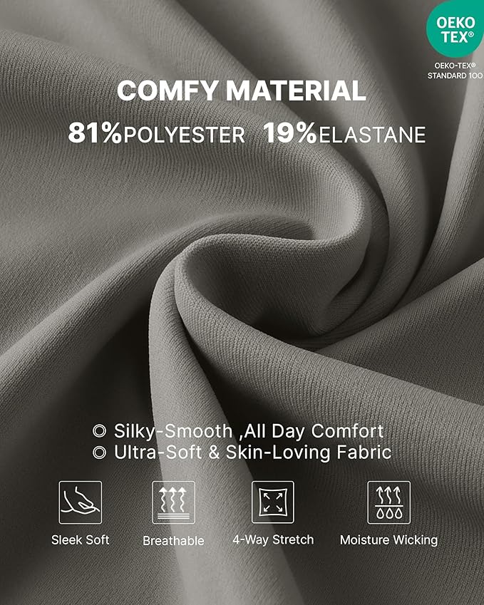 G4Free Maternity Pants Over The Belly Yoga Dress Work Pregnancy Pants Stretchy Lounge Wide Leg Trousers with Pockets