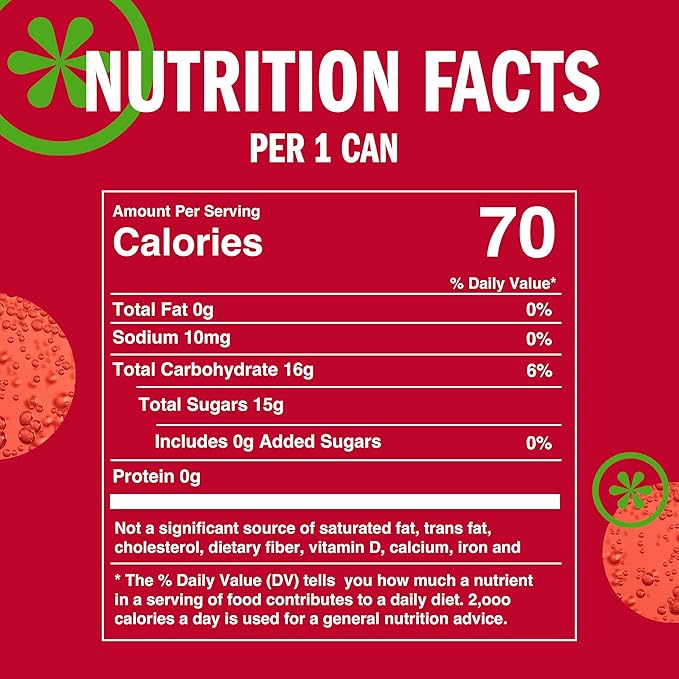 IZZE Sparkling Water Juice Beverage Blend, Strawberry, No Sugar Added, 8.4 FL OZ, 24 Cans (Pack of 2)