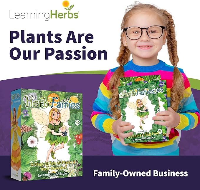 Herb Fairies: 13 Plant Story Books Set & Digital Learning System – Explore Plants Through Educational Stories – Includes Audiobooks, Printables, Crafts, Puzzles & Games