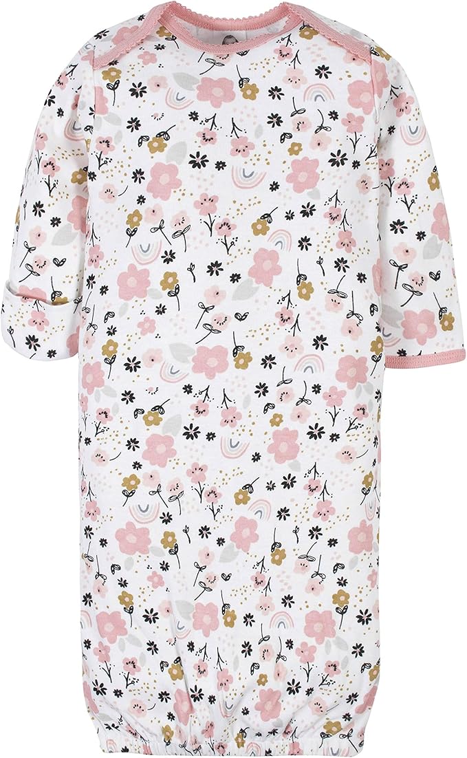 Gerber baby-girls 4-pack Sleeper Gown