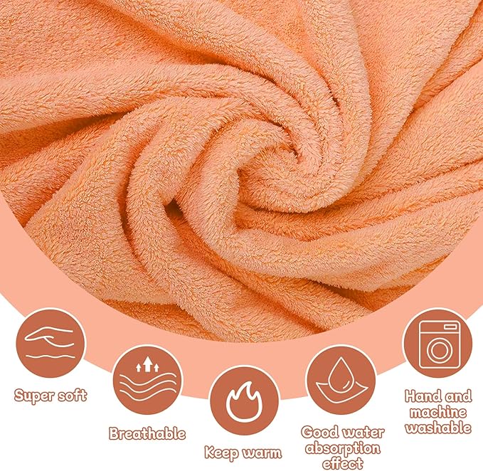 10 PCS Baby Bath Towels, 2 PCS Soft Hooded Towels & 8 PCS Washcloths - Ultra Soft, Super Absorbent, Cute Design for Newborns, Infants & Toddlers - Ideal for Bath, Swimming & Daily Care