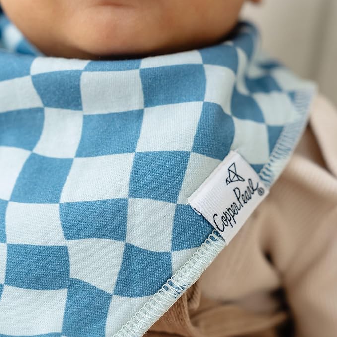 Copper Pearl Baby Bandana Drool Bibs for Drooling and Teething 4 Pack Gift Set Ryder