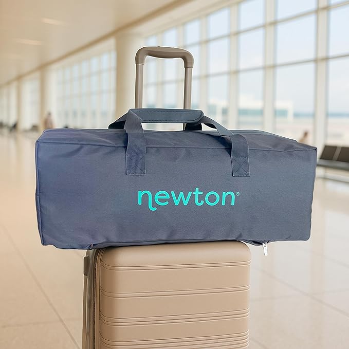 Newton Baby Compact Travel Crib & Play Yard | Breathable & Washable Mattress, Foldable Carry-On Size, Backpack Straps, Newton Bassinet Attachment NOT Compatible - Sand