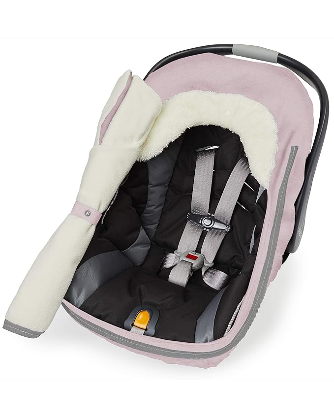 Skip Hop Winter Car Seat Cover, Stroll & Go, Pink Heather