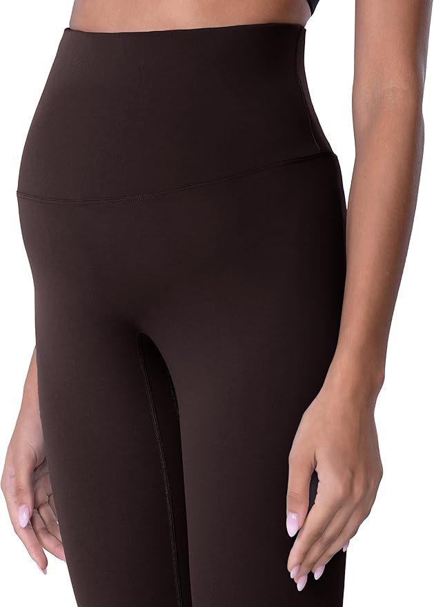 POSHDIVAH Women's Maternity Leggings Over The Belly Pregnancy Yoga Pants Active Wear Workout Leggings
