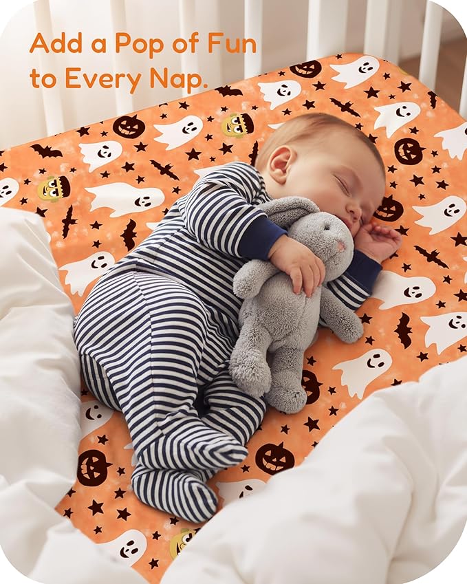 Pack and Play Sheets Fitted 2 Pack, 38x26 Graco Pack n Play Sheets for Playard & Travel Crib Mattress, Ultra Soft Jersey Knit, Breathable Stretchy Deep Pocket, Compatible with Mini Cribs