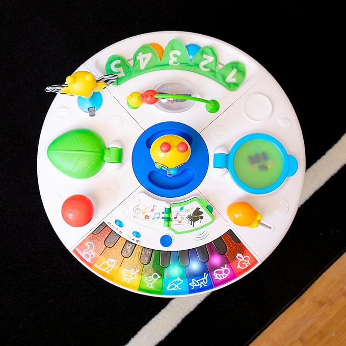 Baby Einstein Around We Grow 4-in-1 Walker, Discovery Activity Center and Table, Age 6 Months and up