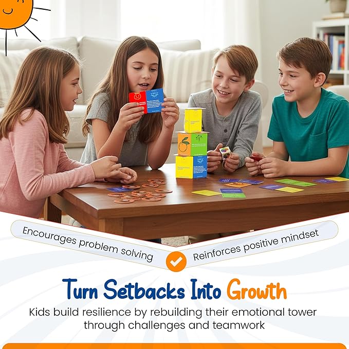 Thought-Spot Mad Smartz Towerz Social Skills & Anger Management Game for Kids & Teens | Educational SEL Therapy & CBT Tool for Emotional Regulation | Home, School, or Therapy | Autism & ADHD Must-Have