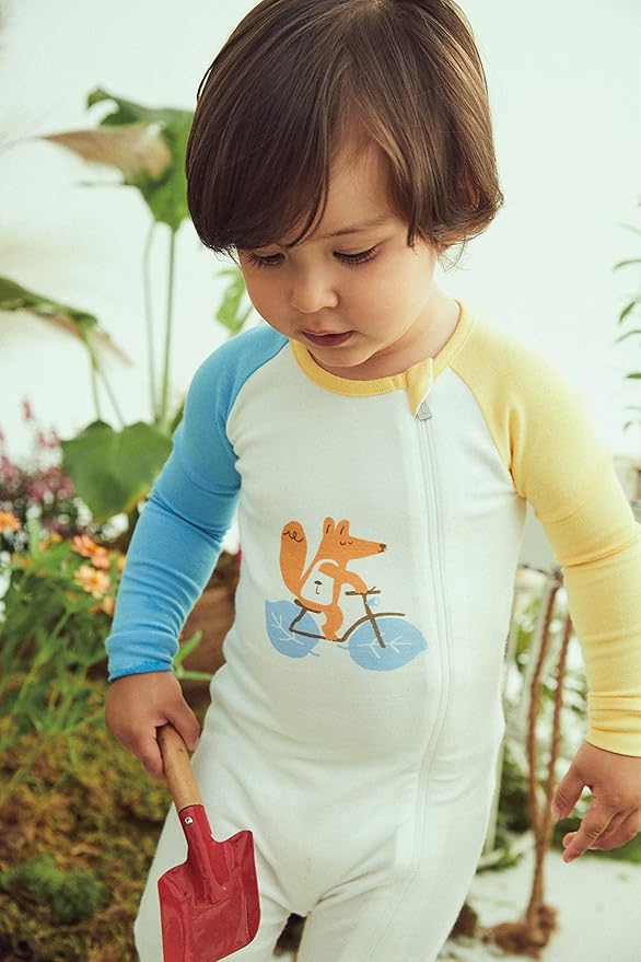 moimoln Modal Cotton Infant Toddler Boys Girls One-Piece Snug fit Romper Playsuits