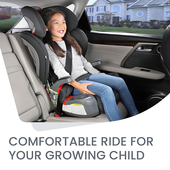 Britax Grow with You ClickTight Harness-2-Booster Car Seat, 2-in-1 High Back Booster, Black Contour