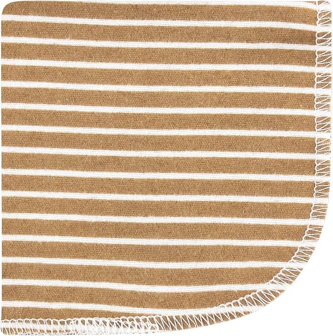 Hudson Baby Unisex Baby Flannel Cotton Washcloths, Brave Lion 12 Pack, One Size
