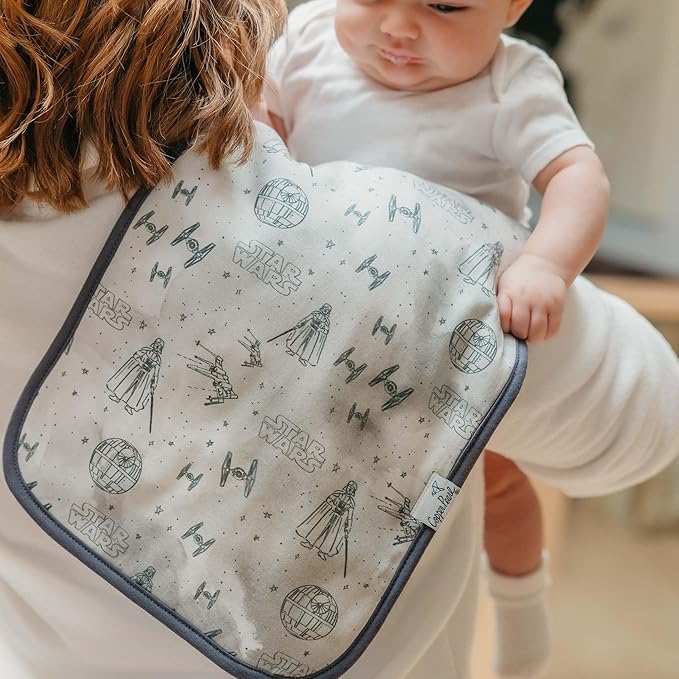 Copper Pearl Baby Burp Cloth Large 21''x10'' Size Premium Absorbent Triple Layer 3-Pack Gift Set Tatooine
