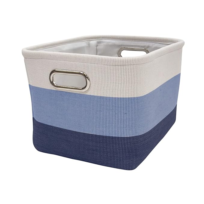 Lambs & Ivy Blue 5-Piece Baby Gift Basket for Baby Shower/Newborn Welcome Home