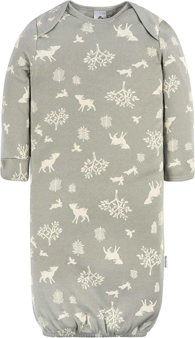 Gerber baby-girls 4-pack Sleeper Gown