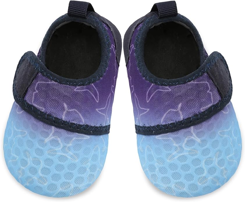 JIASUQI Baby Boys and Girls Barefoot Swim Water Skin Shoes Aqua Socks for Beach Swim Pool