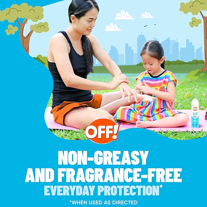 Off! Insect Repellent Aerosol for Adults & Kids, Fragrance-Free Picaridin Bug Spray for Everyday DEET-Free Protection from Mosquitoes and Ticks, 7.5 Oz
