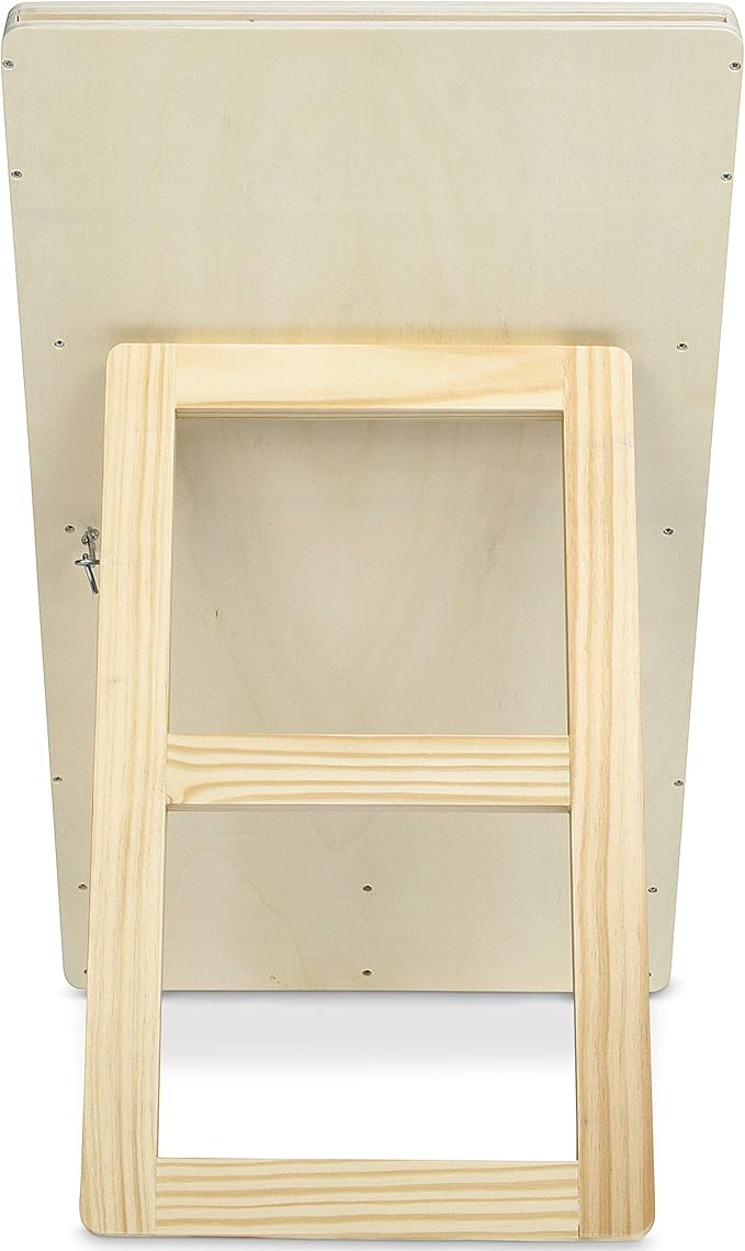 Prize Drop Disc Game Wood 27.8" x 15.9" with Chalkboards Carnival Game Trade Show