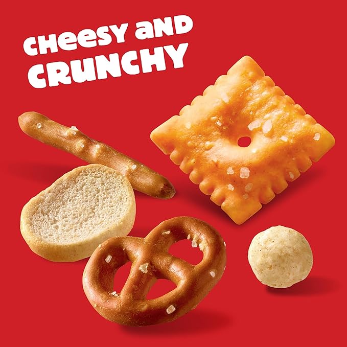 Cheez-It Snack Mix, Lunch Snacks, Office and Kids Snacks, Classic, 40oz Bag (1 Bag)
