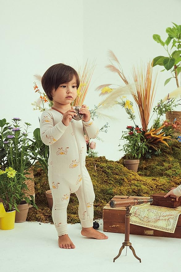 moimoln Modal Cotton Infant Toddler Boys Girls One-Piece Snug fit Romper Playsuits