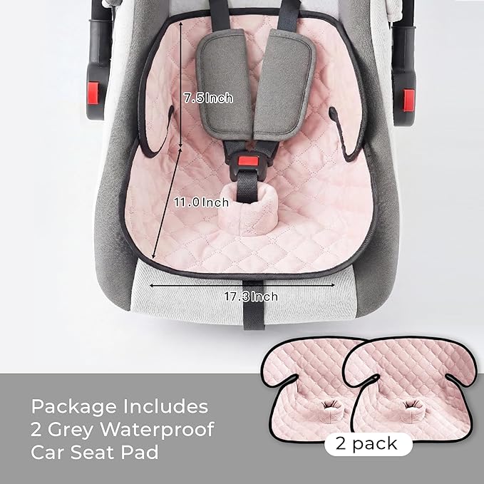 2 Pack Waterproof Piddle Pads Carseat Potty Training Car Seat Protector Waterproof Car Seat Liner Cover to Prevent Pee