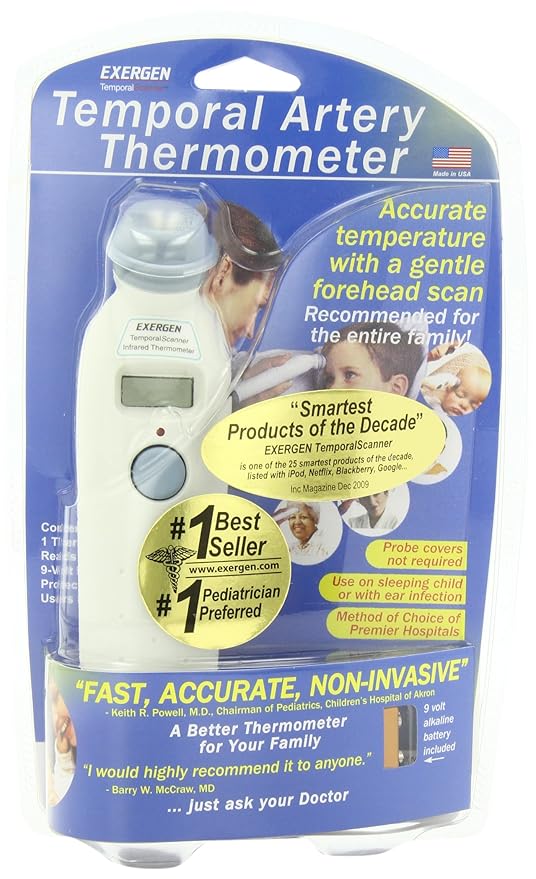 Exergen Thermometer, Temporal Scanner (1 unit)