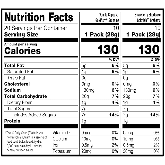 Goldfish Grahams Baked Graham Crackers Multipack, 20 Packs