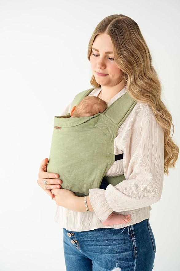 Happy! Original Baby Carrier – Lightweight Ergonomic Soft Structured Carrier for Newborns to Toddlers (7–45 lbs), Adjustable Fit, Breathable Linen, Front & Back Carry
