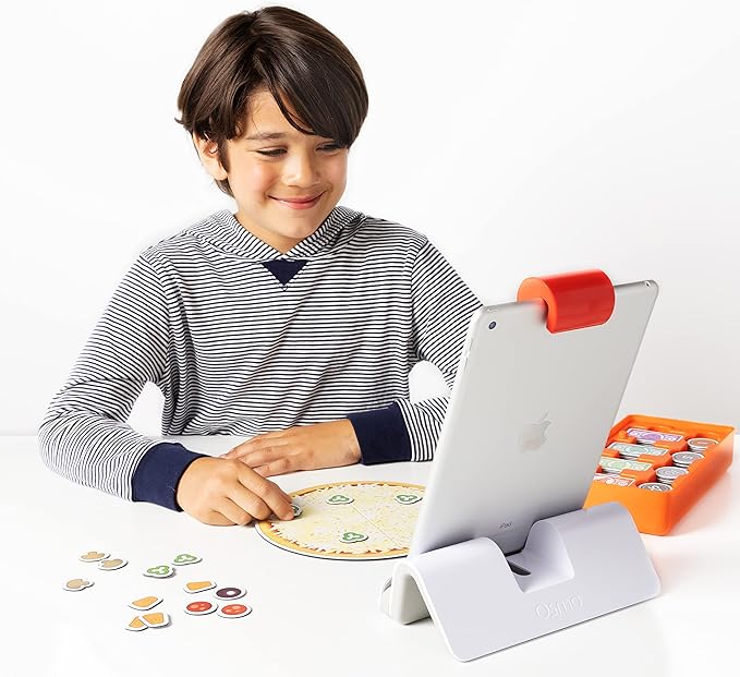 Osmo - Pizza Co. - Communication Skills & Math - Age 5 to 12 - Educational Learning Games - STEM Toy - Gifts for Kids, for iPhone, iPad or Fire Tablet, Age 5 6 7 8 9 10 11 12 (Osmo Base Required)