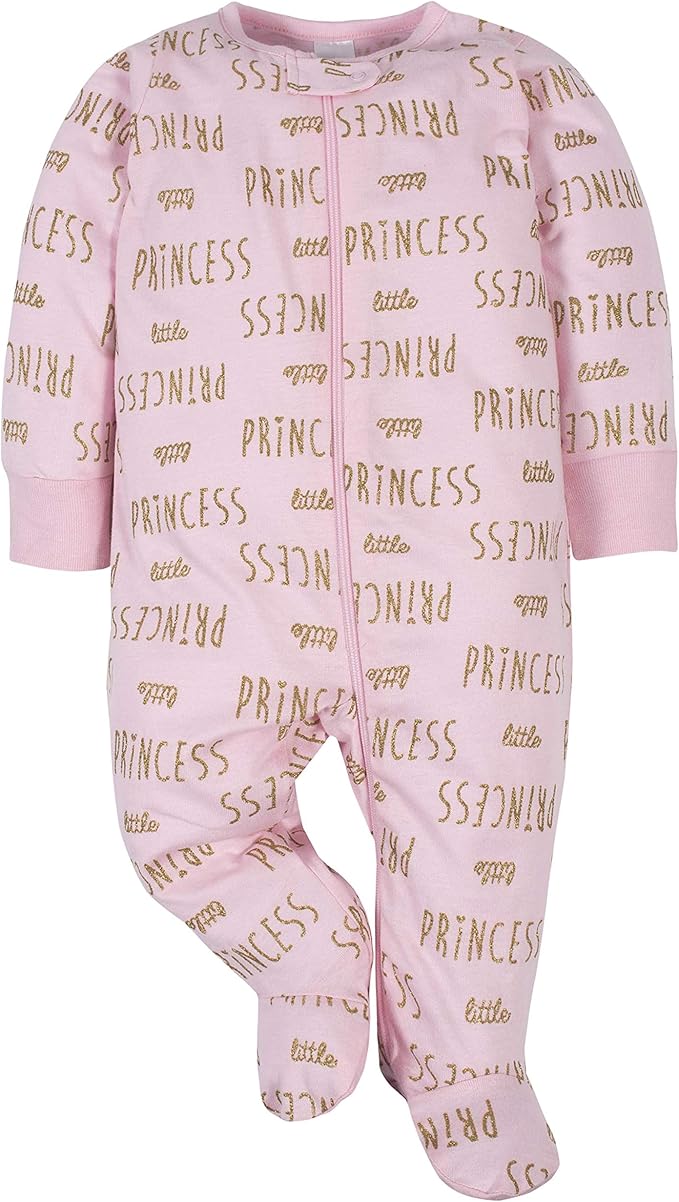 Gerber baby-girls 4 Pack Sleep 'N Play Footie