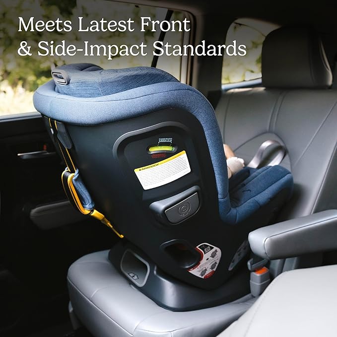 UPPAbaby Rove Convertible Car Seat - 2-in-1 Rear + Forward Facing - Quick + Secure 3-Step Install - Intuitive Safety Technology + Comfort Features - Cup Holder Included - Kavneer (Almond Mélange)
