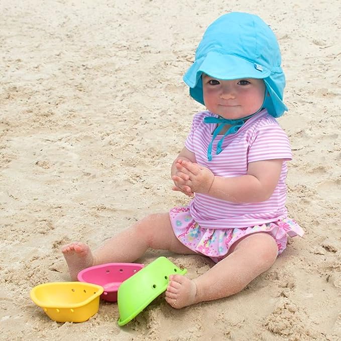 Green Sprouts Unisex-Baby Flap Sun Protection Swim HatHat