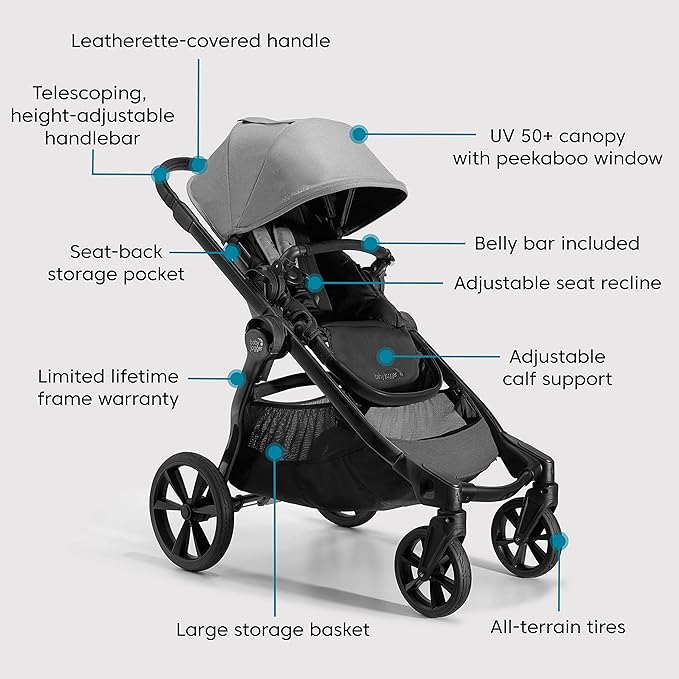 Baby Jogger City Select 2 Single-to-Double Modular Stroller Pike