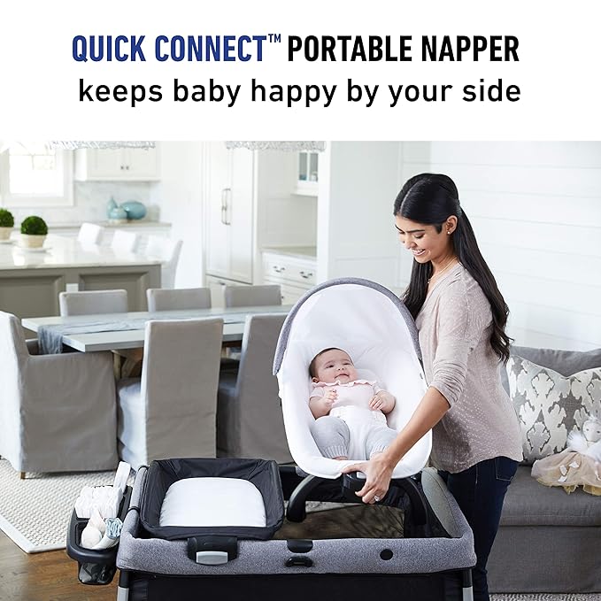 Graco Pack 'n Play FoldLite Playard | Lightweight Travel Pack 'n Play with Easy, Compact Fold, Remi