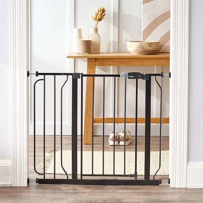 Regalo Safety 38" Baby Gate for Doorways & Bottom of Stairs, Pressure Mount Design for Babies, Toddlers & Pets, Tested & Safe for 30 Years, American Designed, American Owned