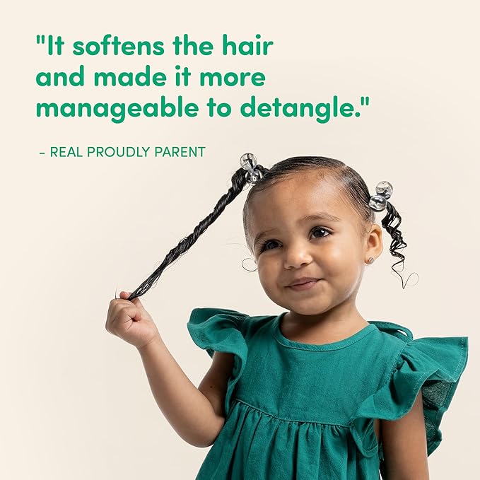 PROUDLY Moisturizing Wavy & Curly Hair Baby Conditioner by Gabrielle Union & Dwyane Wade, for Black & Brown Babies, Dry, Sensitive Skin, Sweet Vanilla, 2-Pack