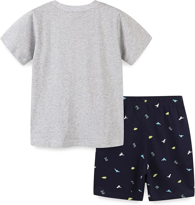 Baby Toddler Boy's Cotton Short Sleeve Tshirt and Short Set