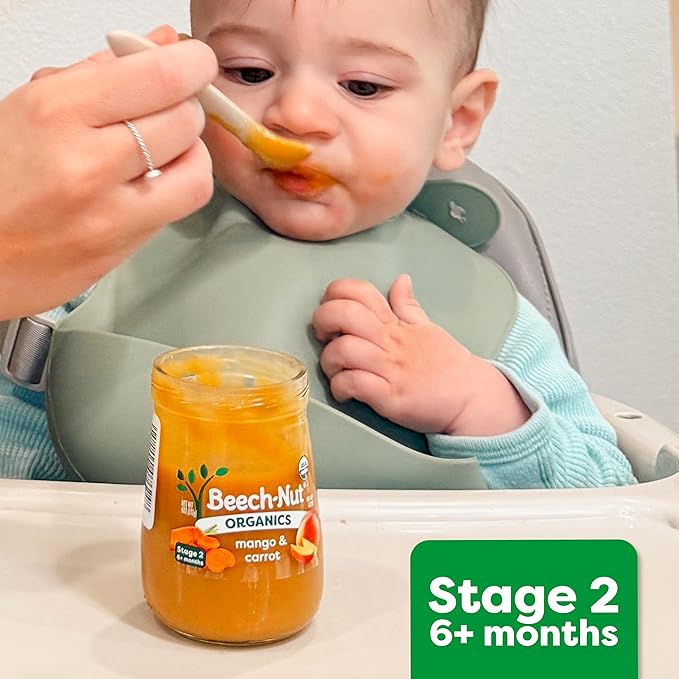 Beech-Nut Baby Food Pouches Variety Pack, Veggie Purees, 3.5 oz (18 Pack)