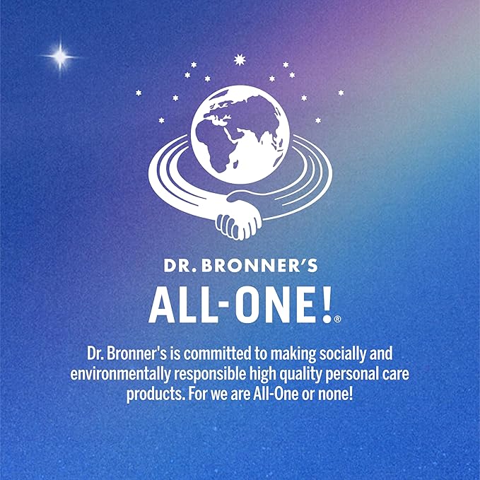 Dr. Bronner's Pure-Castile Magic Bar Soap (Baby Unscented, 5 oz, 6-Pack) - Made with Regenerative Organic Certified Oils, For Face, Body & Hair, Gentle for Sensitive Skin - Vegan, Non-GMO