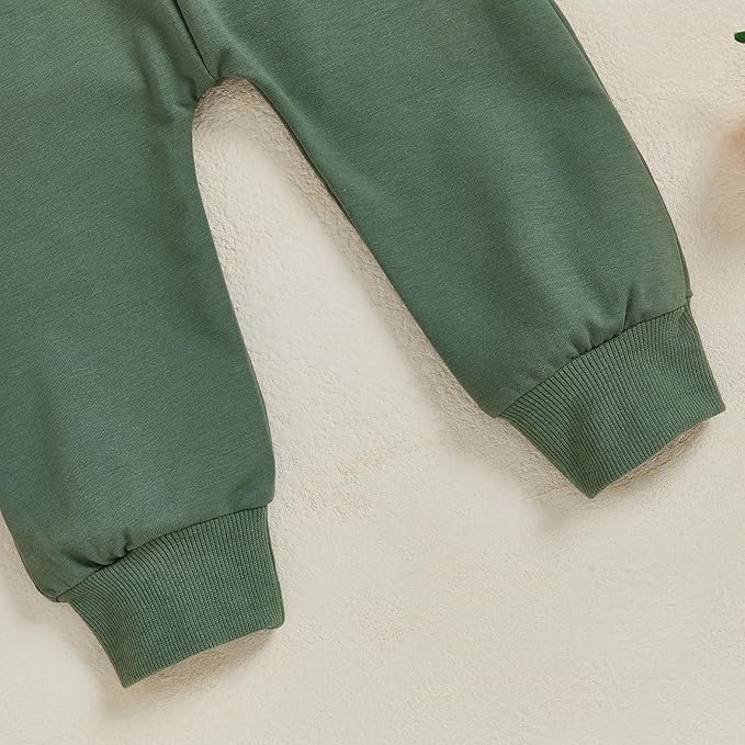 WZTYYDS Toddler Baby Boy Fall Clothes Letter Truck Long Sleeve Pullover Sweatshirt Tops Joggers Pants Set Winter Outfits