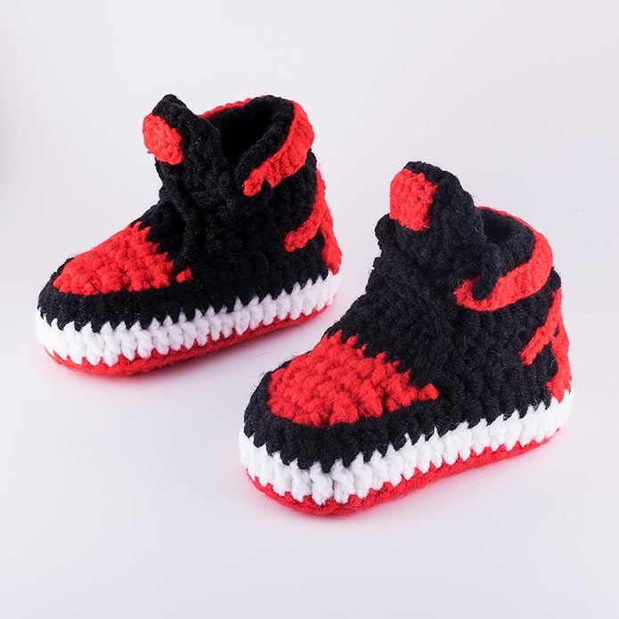 Diaper Book Club Baby Sneakers Crochet Hypebeast Shoes for Toddler Sneakerheads, Soft Booties for Boys & Girls, Designer Kids Fashion, Breathable & Comfortable Children's Kicks