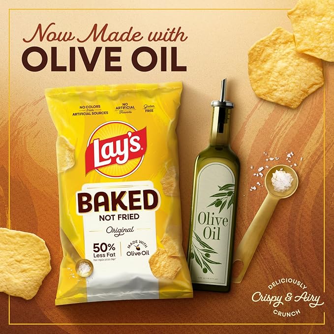 Frito-Lay Baked Variety Pack, 0.875 Ounce Snack Bags (Pack of 21)