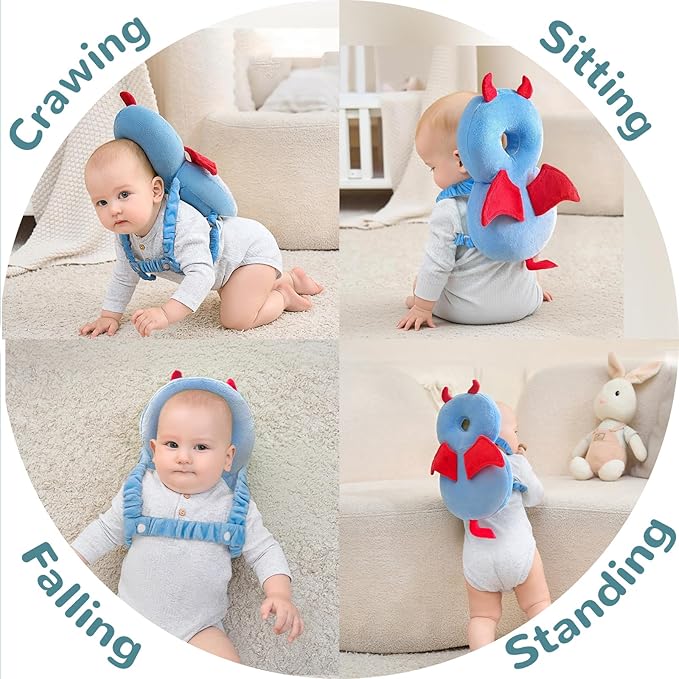 Baby Head Protector Backpack for Falling Crawling and Walking Toddler Essentials Harness Infant Koala Toys Helmets Baby Essentials Must Have 0.5-2 Years