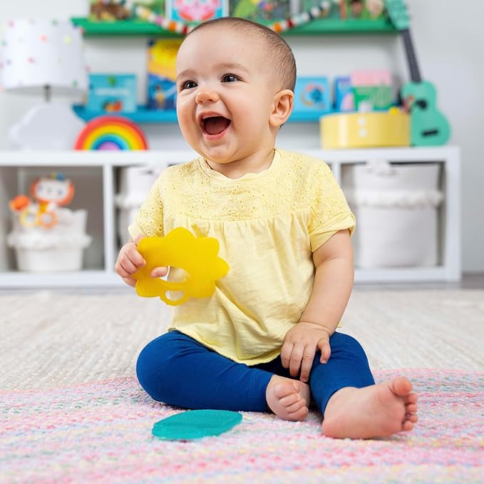 Bright Starts Teeth Relief 8pc Gift Set - BPA-Free Baby Teethers, Refrigerated Teething Toys, Unisex, 3 Months+