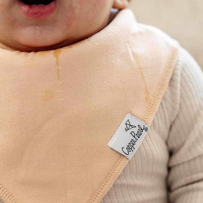 Copper Pearl Baby Bandana Drool Bibs for Drooling and Teething 4 Pack Gift Set Ryder