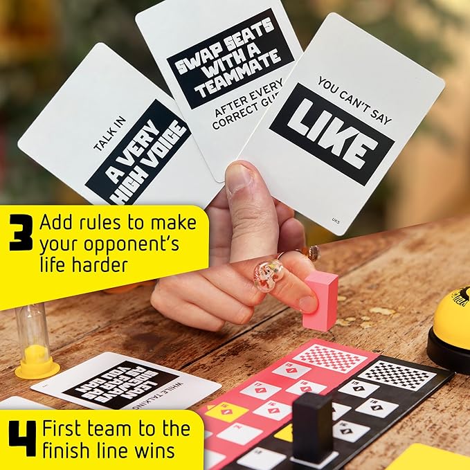 Big Potato You Can't Say UMM: A Party Game for Family and Adults, Fast-Paced Family Word Game, Must Have for Game Night, Bonus Content Included
